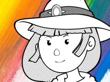 banner for the iron heart witch